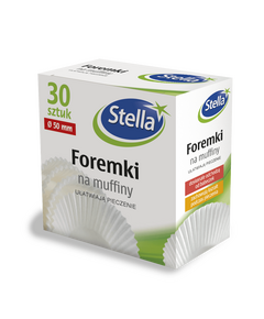 Foremki na muffiny 30szt. box STELLA